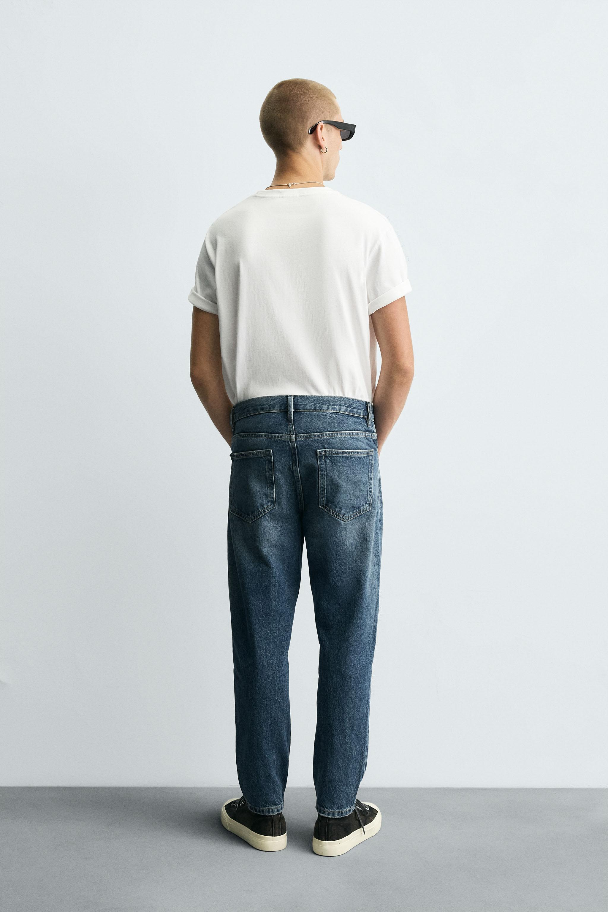 SLIM CROPPED FIT JEANS